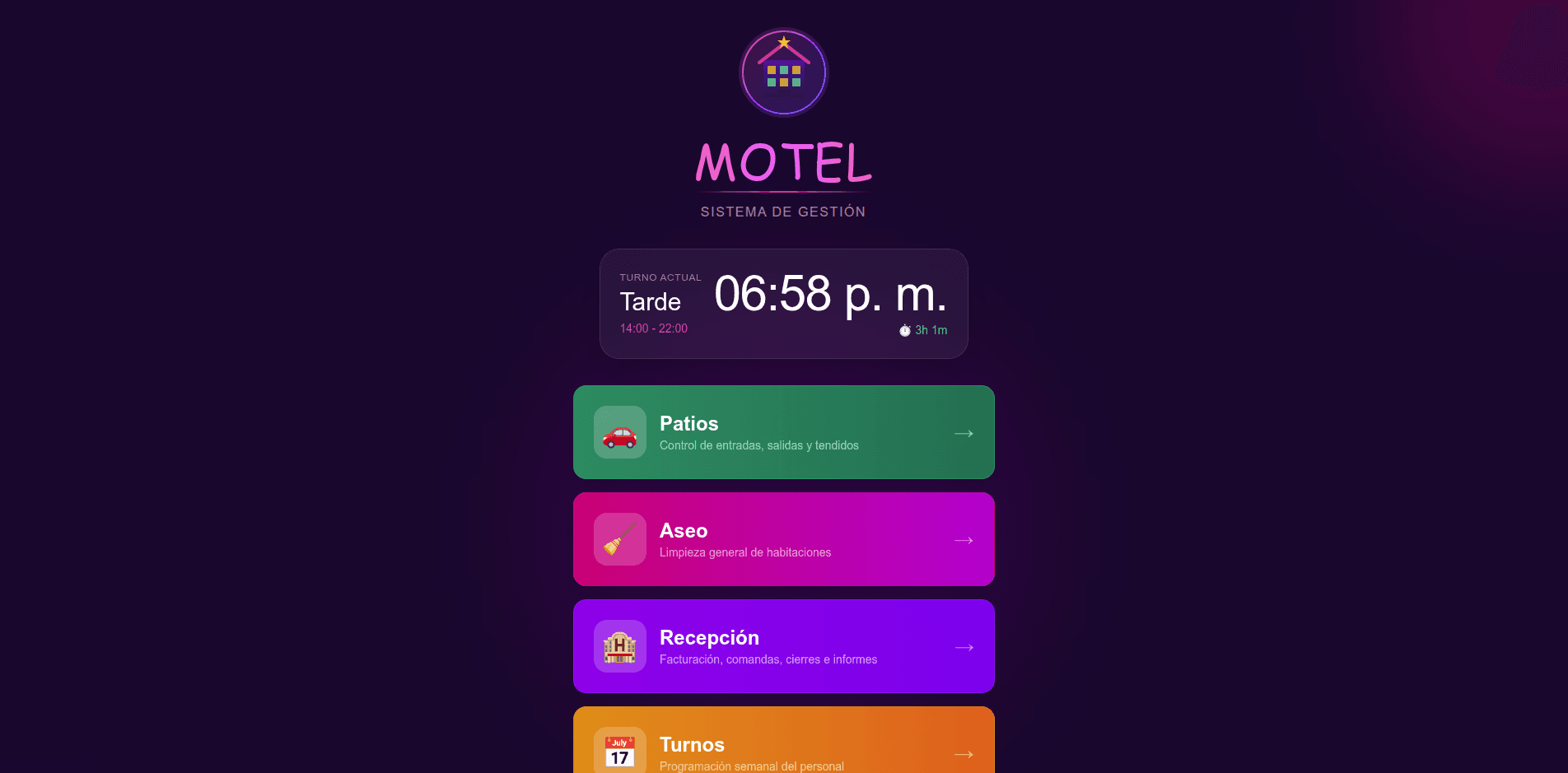 MotelPro desktop preview